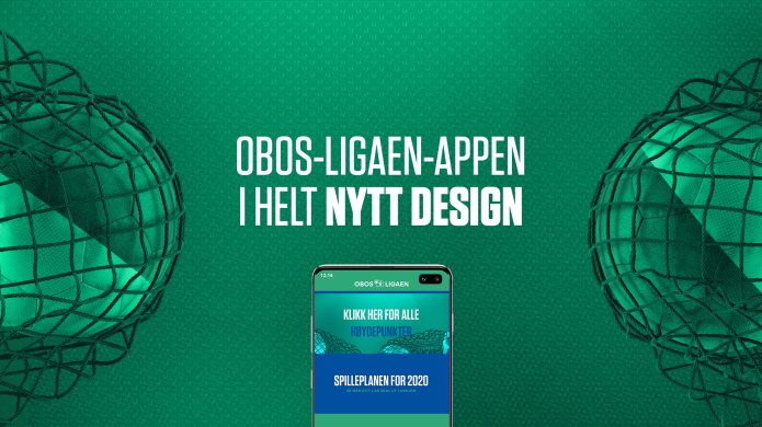 OBOS-liga appen i ny drakt!