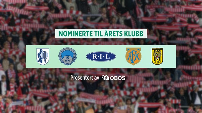 Finalistene i årets klubb er klare