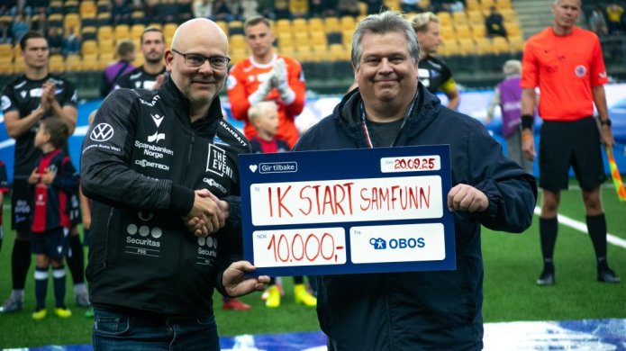 Støtte fra OBOS til IK Start Samfunn og en vellykket OBOS Fanzone+