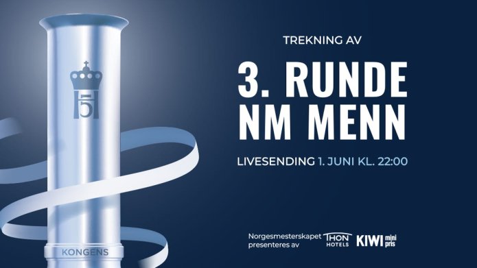 Se NM-trekning for 3. runde torsdag kveld